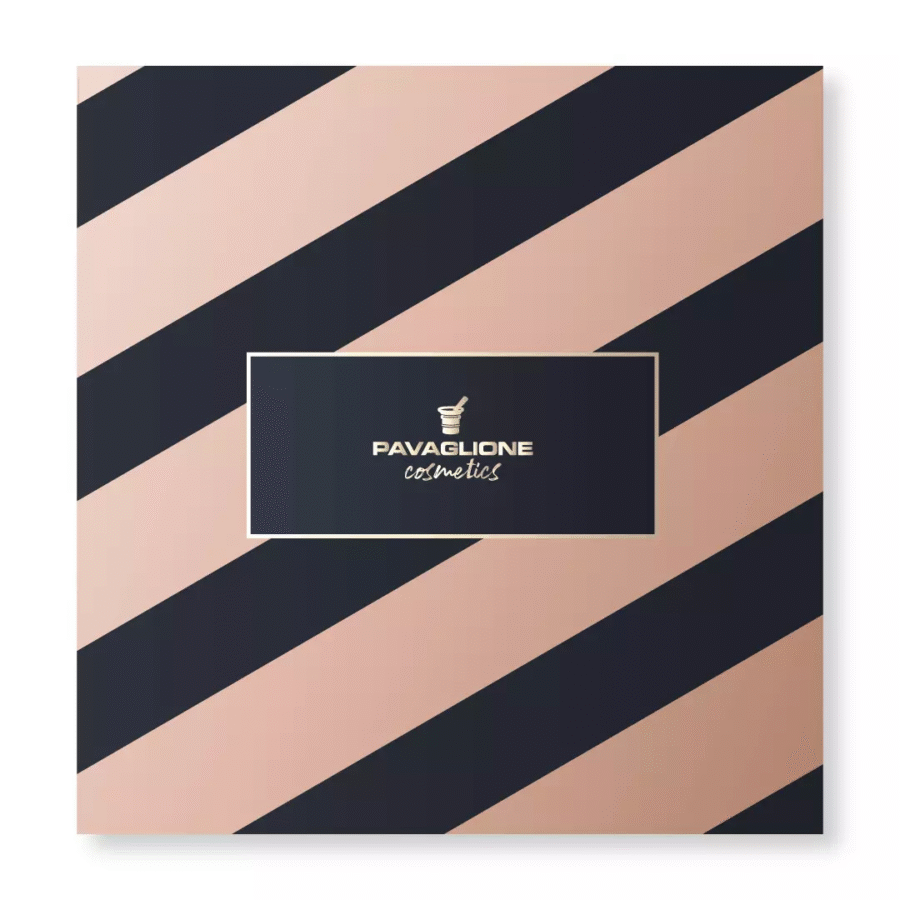 Confezione regalo nero e rosa