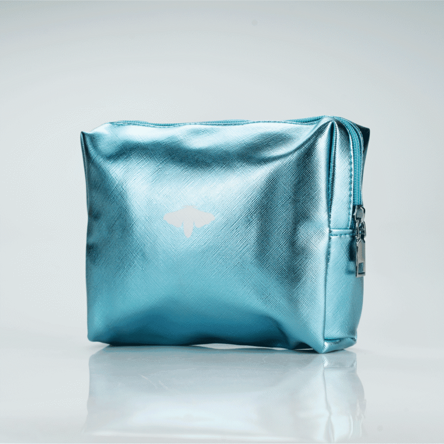 pochette make up pochette beauty blu pavaglione cosmetics