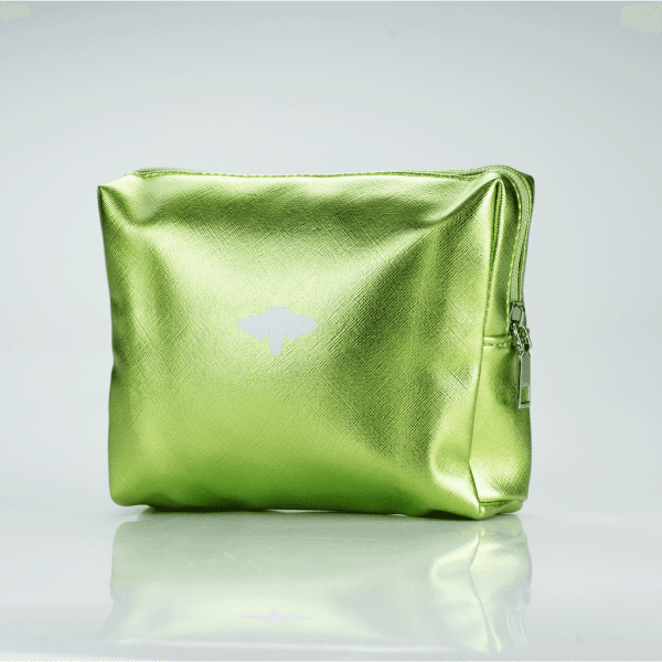 pochette make up pochette beauty verde pavaglione cosmetics