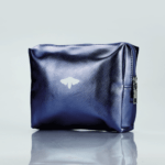 Pochette beauty blu