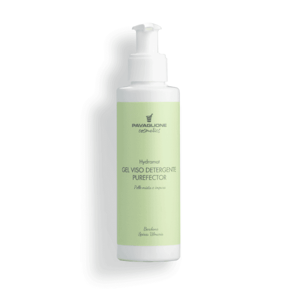 gel viso purefector detergente viso purificante pelle mista e impura pavaglione cosmetics