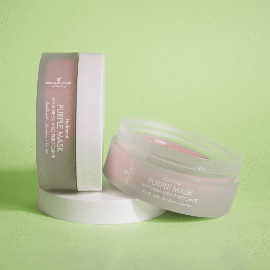 purple mask maschera purificante per il viso pavaglione cosmetics