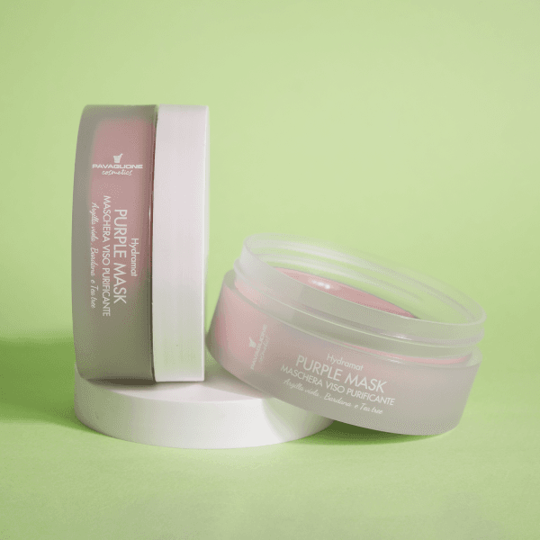 purple mask maschera purificante per il viso pavaglione cosmetics