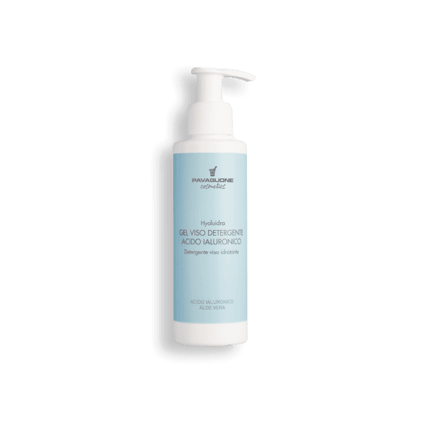 detergente viso acido ialuronico tutti i tipi di pelle pavaglione cosmetics