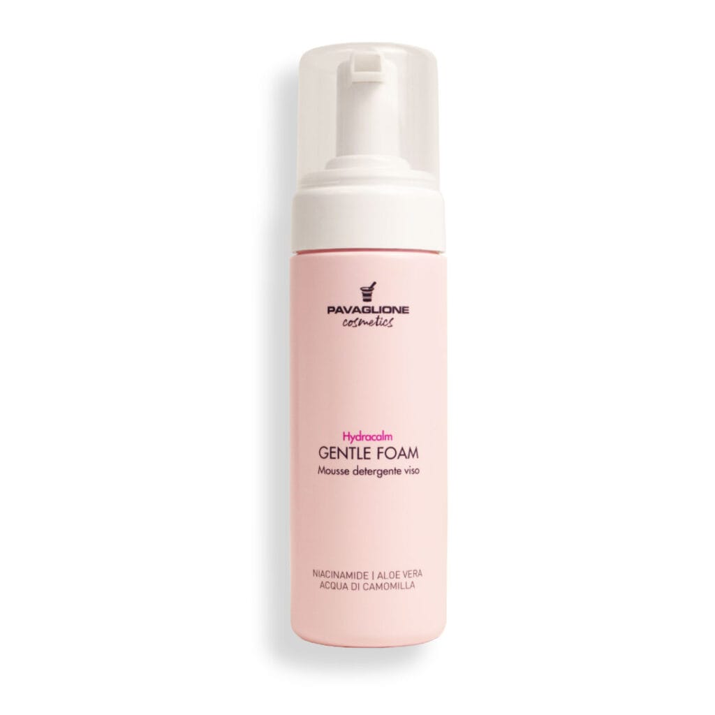detergente viso pelle sensibile detergente mousse viso pavaglione cosmetics
