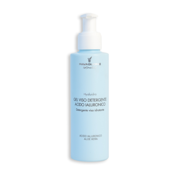 Gel viso detergente acido ialuronico Detergente idratante per il viso