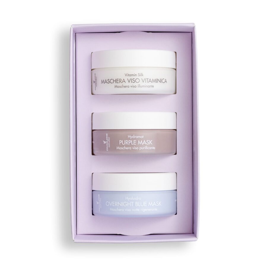 Cofanetto Macaron Kit Pavaglione Cosmetics 3 maschere in formato mini size