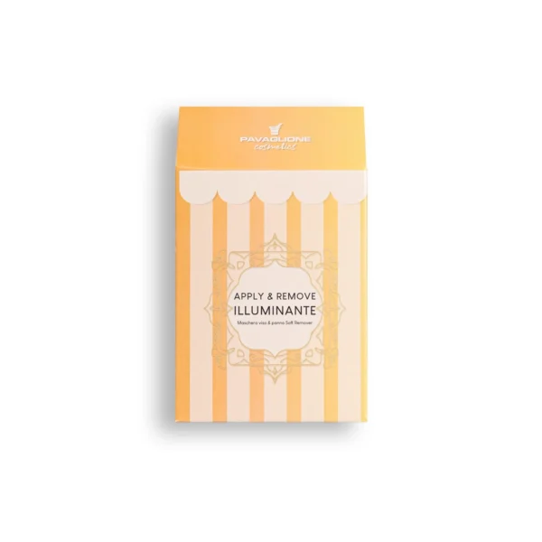 Cofanetto composto da MASCHERA VISO VITAMINICA, della linea Vitamin Silk, e PANNO SOFT REMOVER, ideale per riaccendere l’incarnato e beneficiare del potere della Vitamina C sulla pelle.