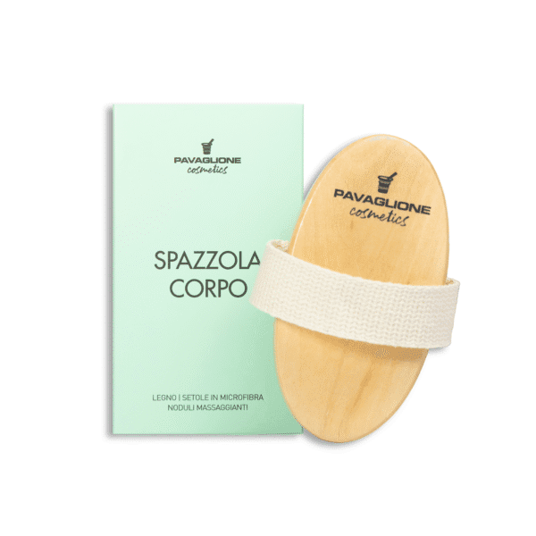spazzola corpo a secco per dry brushing
