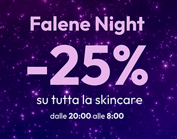 Falene Night tutta la skincare scontata per poche ore