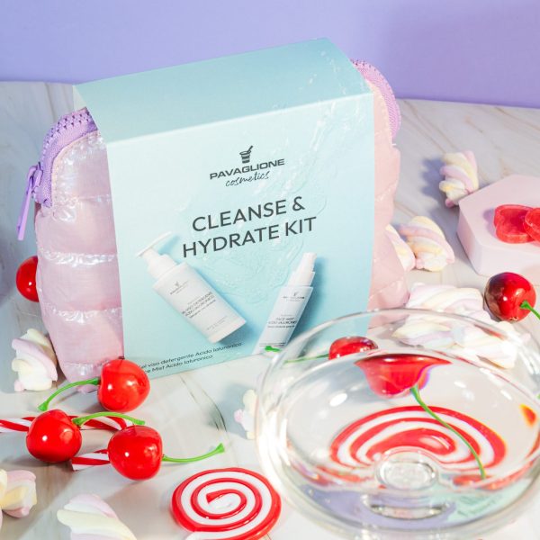Cleanse & Hydrate Kit Cofanetto natalizio Pavaglione Cosmetics