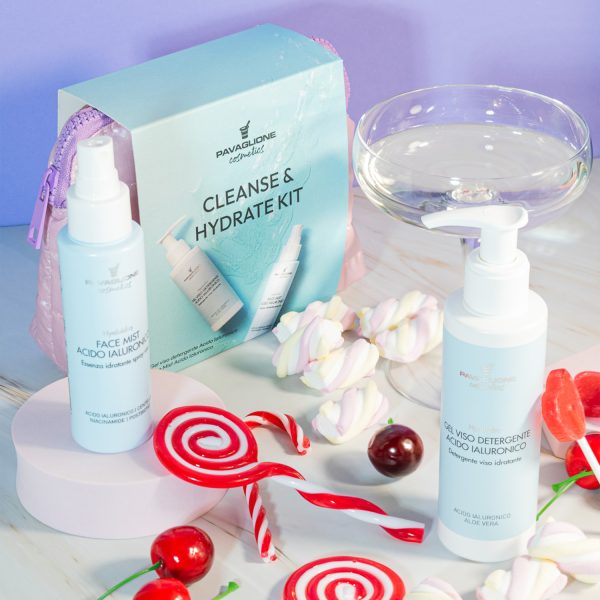 Cleanse & Hydrate Kit Cofanetto natalizio Pavaglione Cosmetics