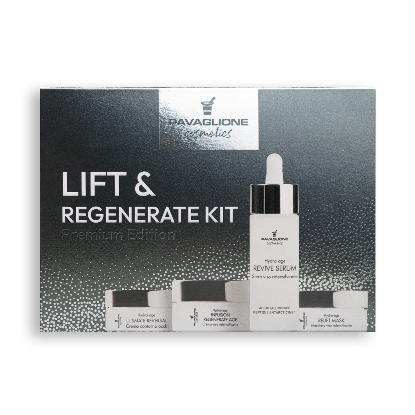 Lift & Regenerate Kit – Premium Edition Cofanetto natalizio Pavaglione Cosmetics
