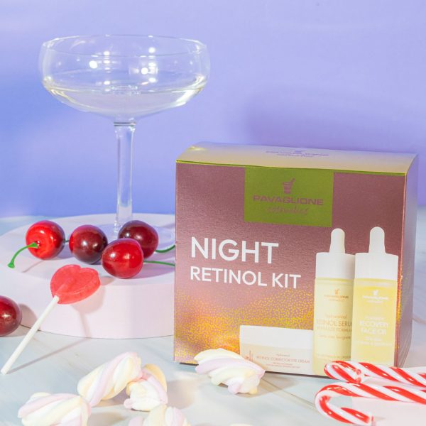 Night Retinol Kit Cofanetto natalizio Pavaglione Cosmetics