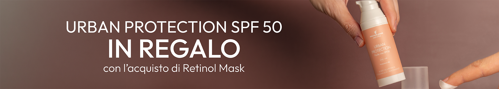 Solare omaggio con maschera viso retinolo