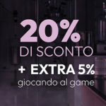 -20% su TUTTO + extra 5%